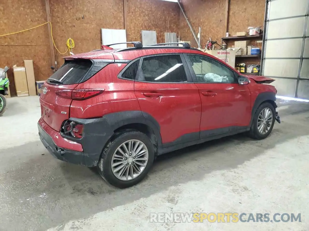 3 Photograph of a damaged car KM8K6CAAXLU520215 HYUNDAI KONA 2020