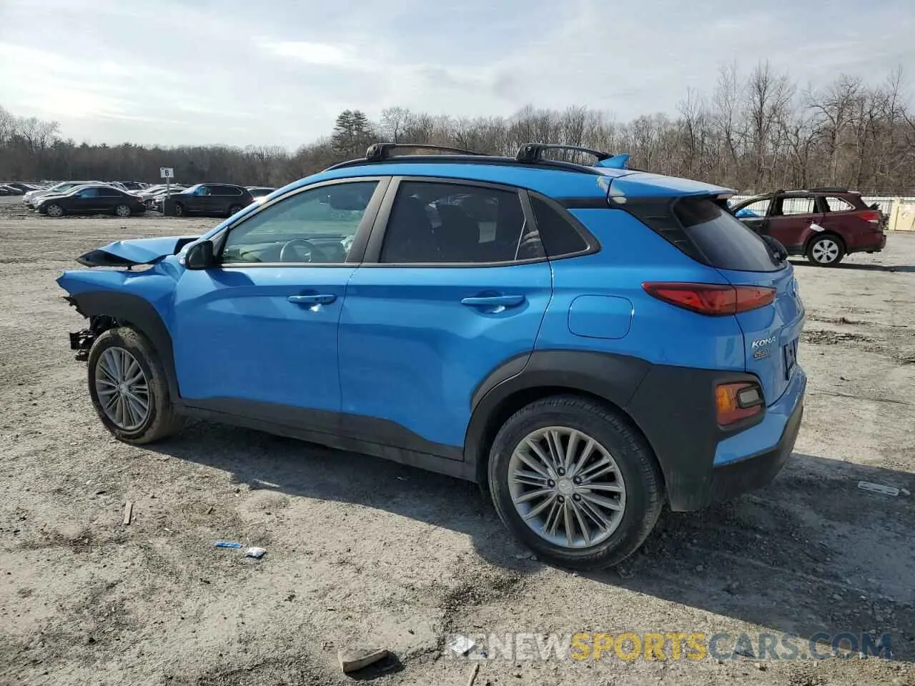 2 Photograph of a damaged car KM8K6CAAXLU538925 HYUNDAI KONA 2020