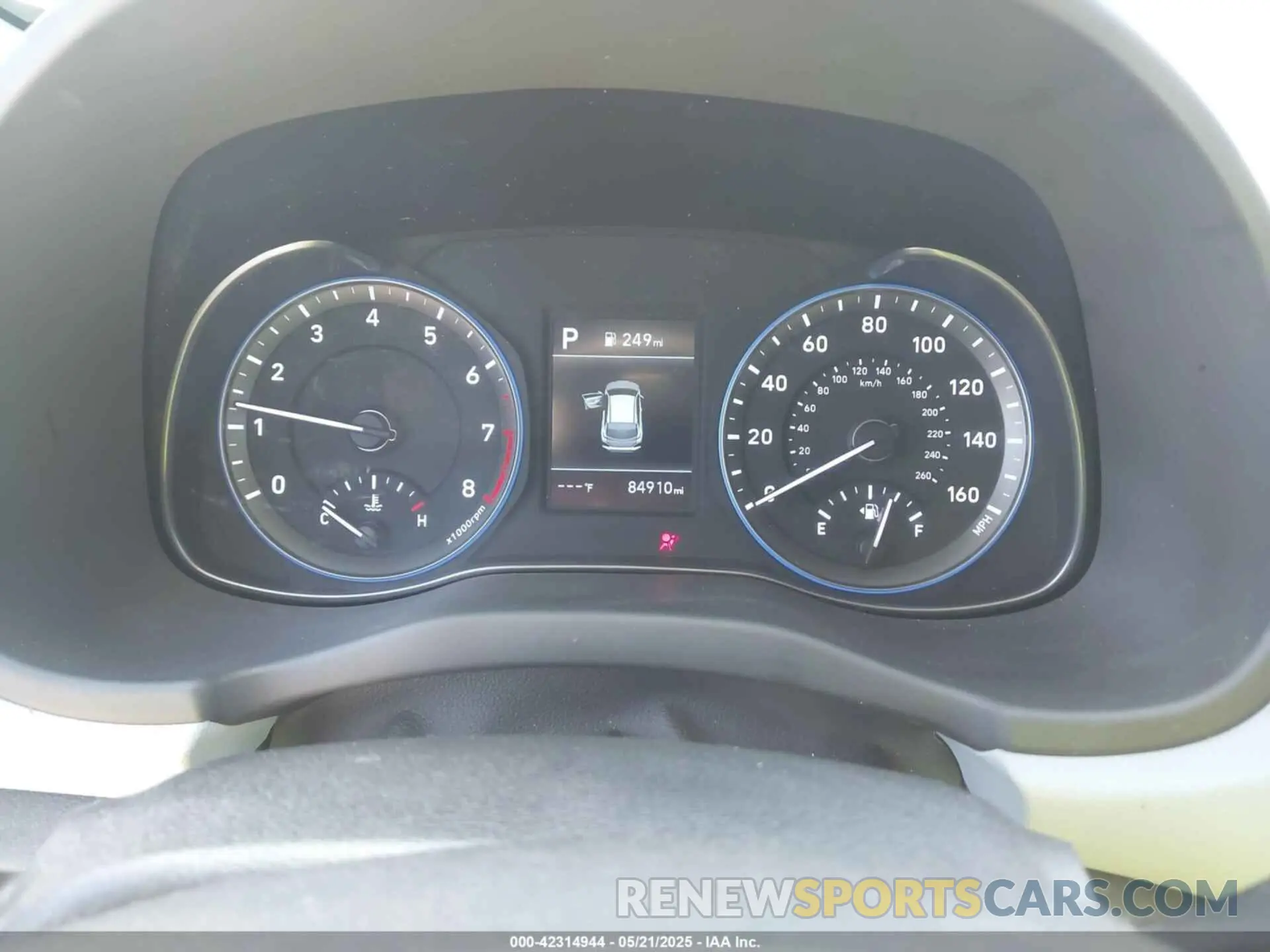 7 Photograph of a damaged car KM8K12AA0MU611701 HYUNDAI KONA 2021