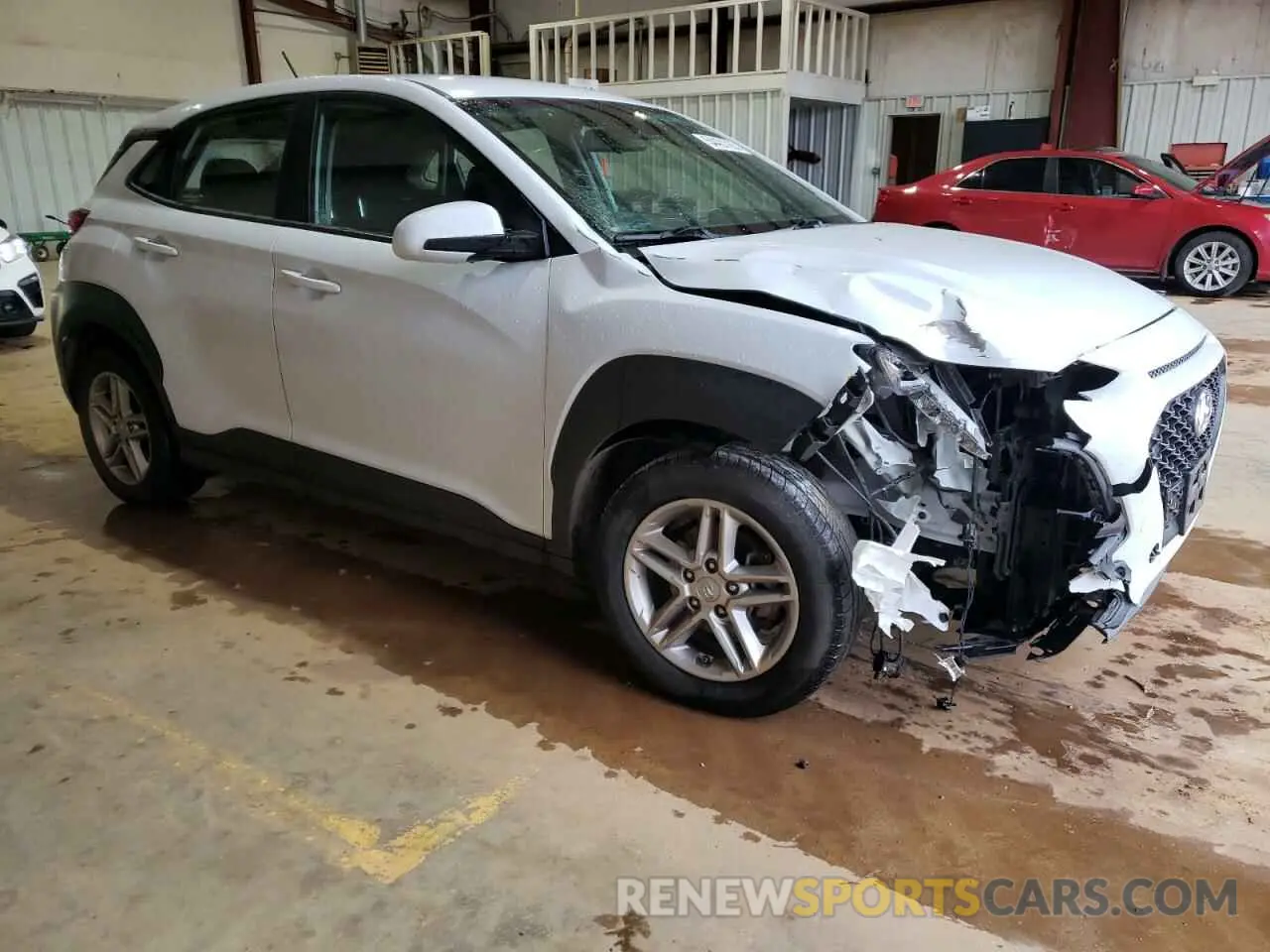 4 Photograph of a damaged car KM8K12AA0MU661269 HYUNDAI KONA 2021