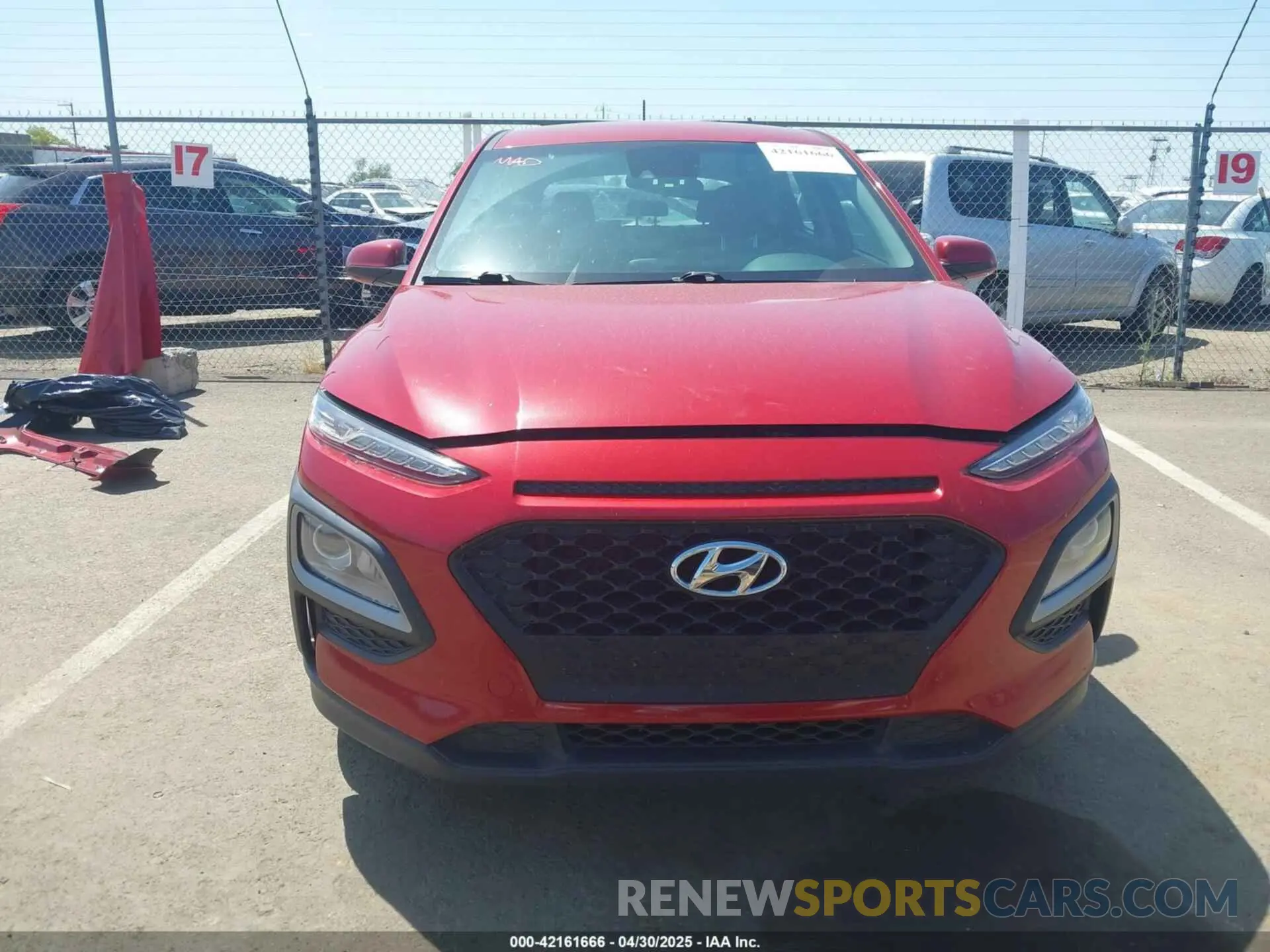 12 Photograph of a damaged car KM8K12AA0MU665855 HYUNDAI KONA 2021