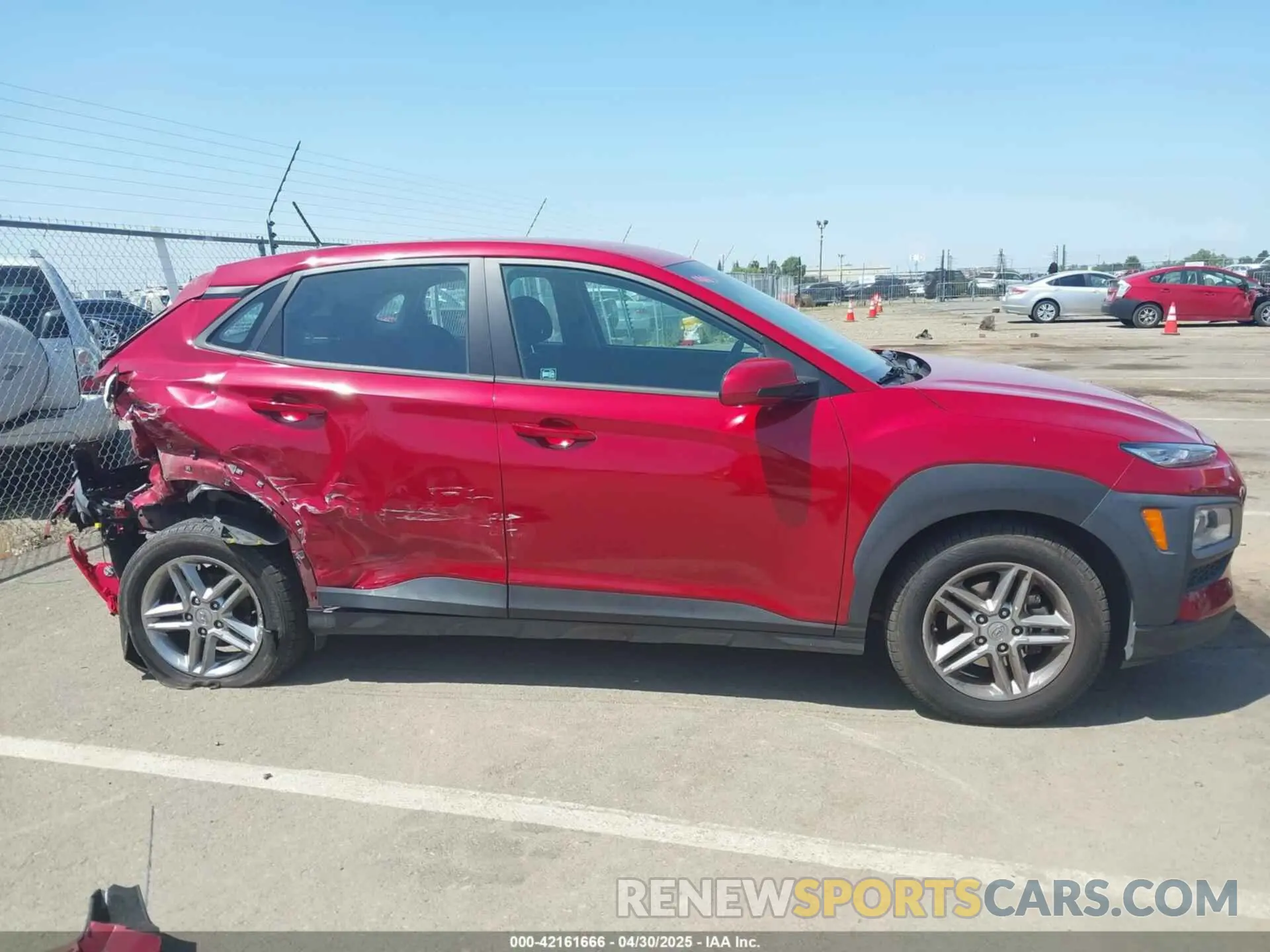 13 Photograph of a damaged car KM8K12AA0MU665855 HYUNDAI KONA 2021