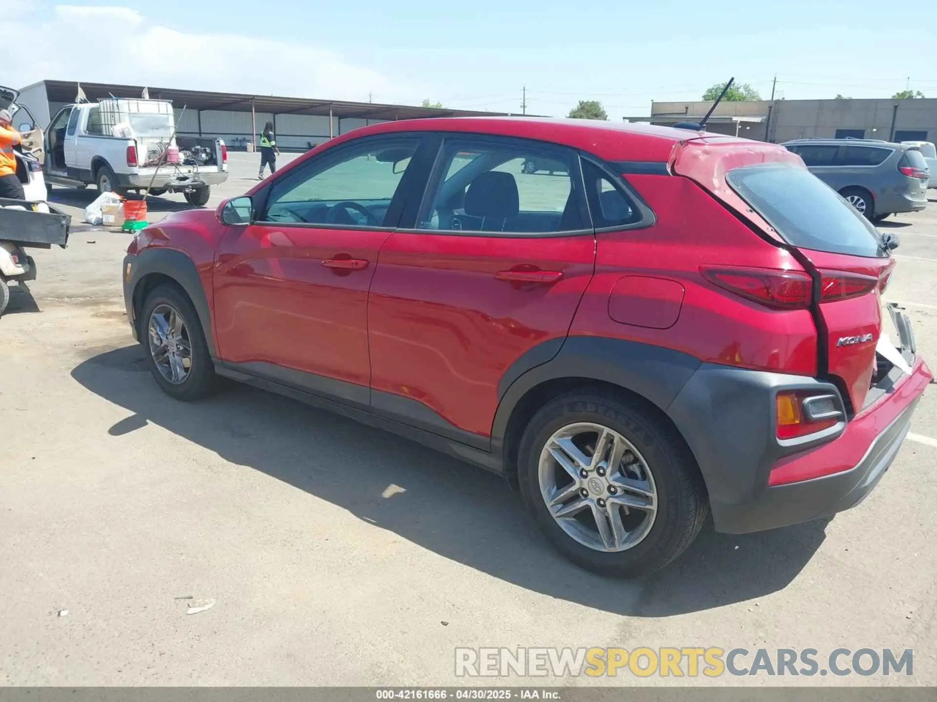 3 Photograph of a damaged car KM8K12AA0MU665855 HYUNDAI KONA 2021