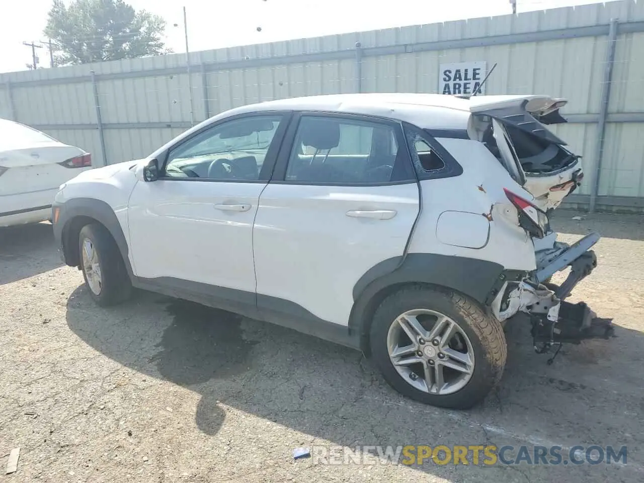 2 Photograph of a damaged car KM8K12AA1MU641385 HYUNDAI KONA 2021