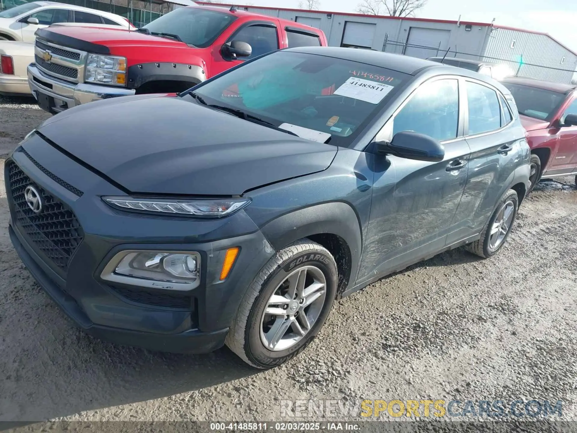 2 Photograph of a damaged car KM8K12AA1MU645064 HYUNDAI KONA 2021