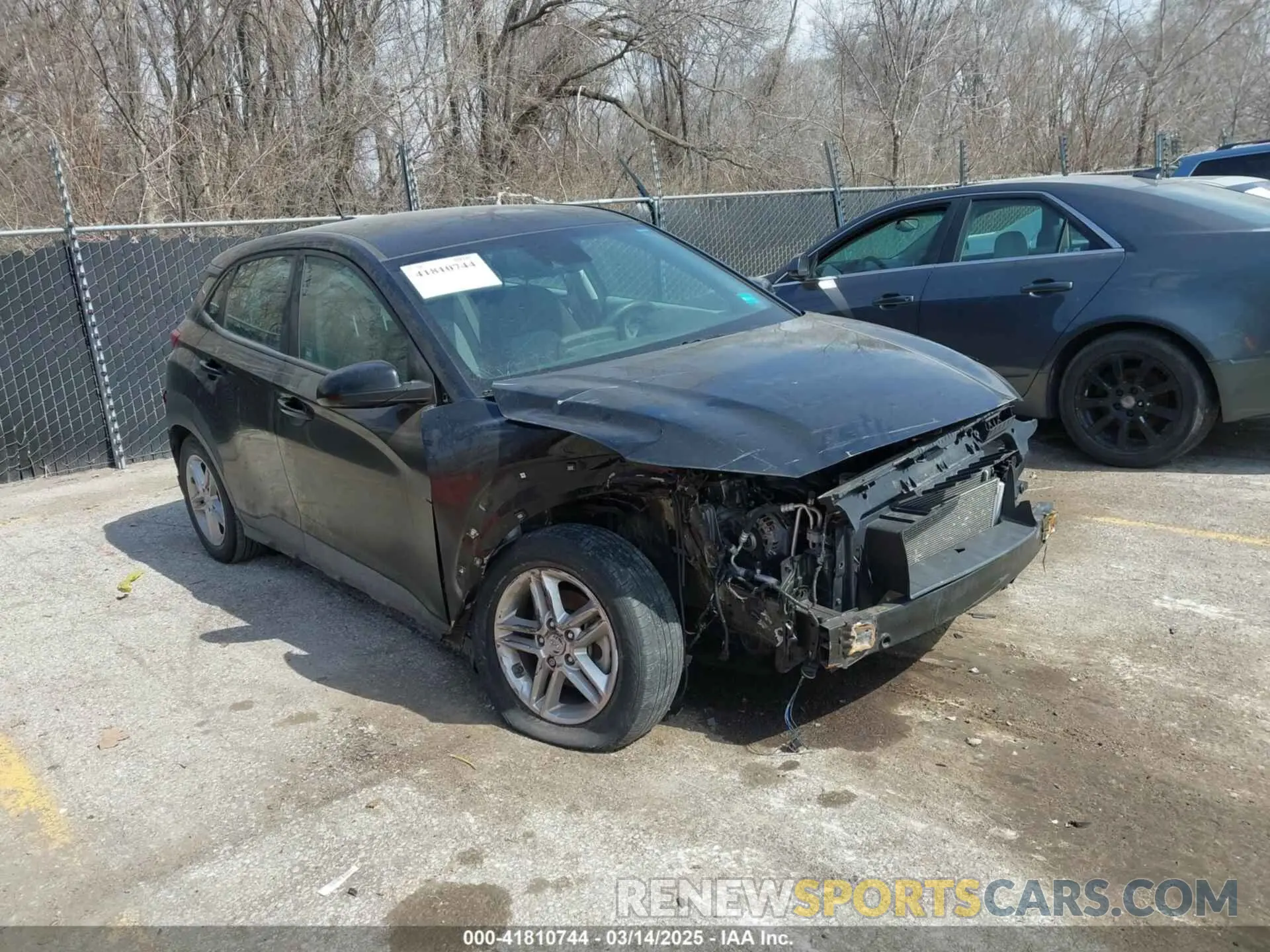 1 Photograph of a damaged car KM8K12AA1MU668473 HYUNDAI KONA 2021