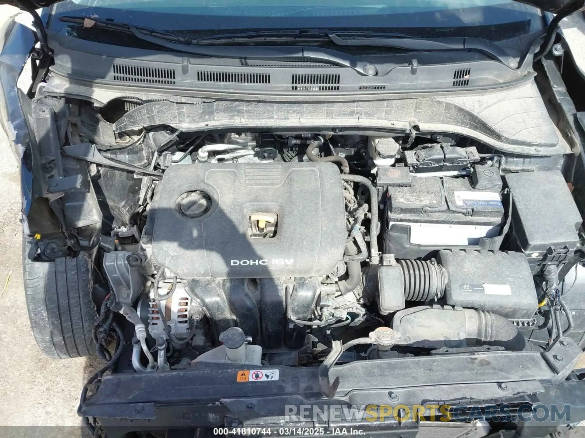 10 Photograph of a damaged car KM8K12AA1MU668473 HYUNDAI KONA 2021