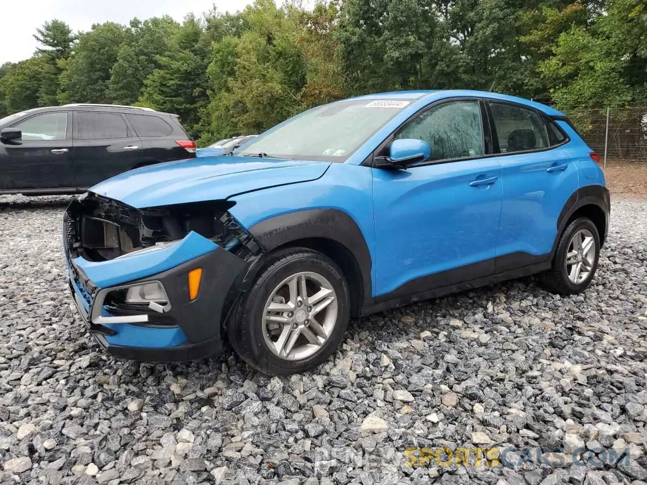 1 Photograph of a damaged car KM8K12AA2MU638754 HYUNDAI KONA 2021
