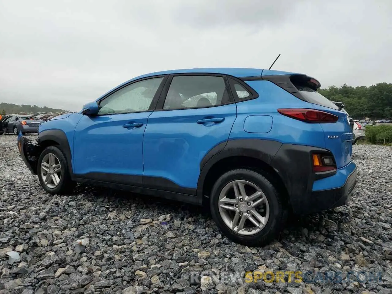 2 Photograph of a damaged car KM8K12AA2MU638754 HYUNDAI KONA 2021