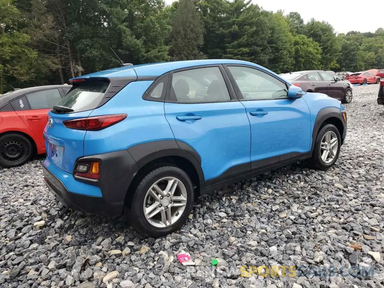 3 Photograph of a damaged car KM8K12AA2MU638754 HYUNDAI KONA 2021