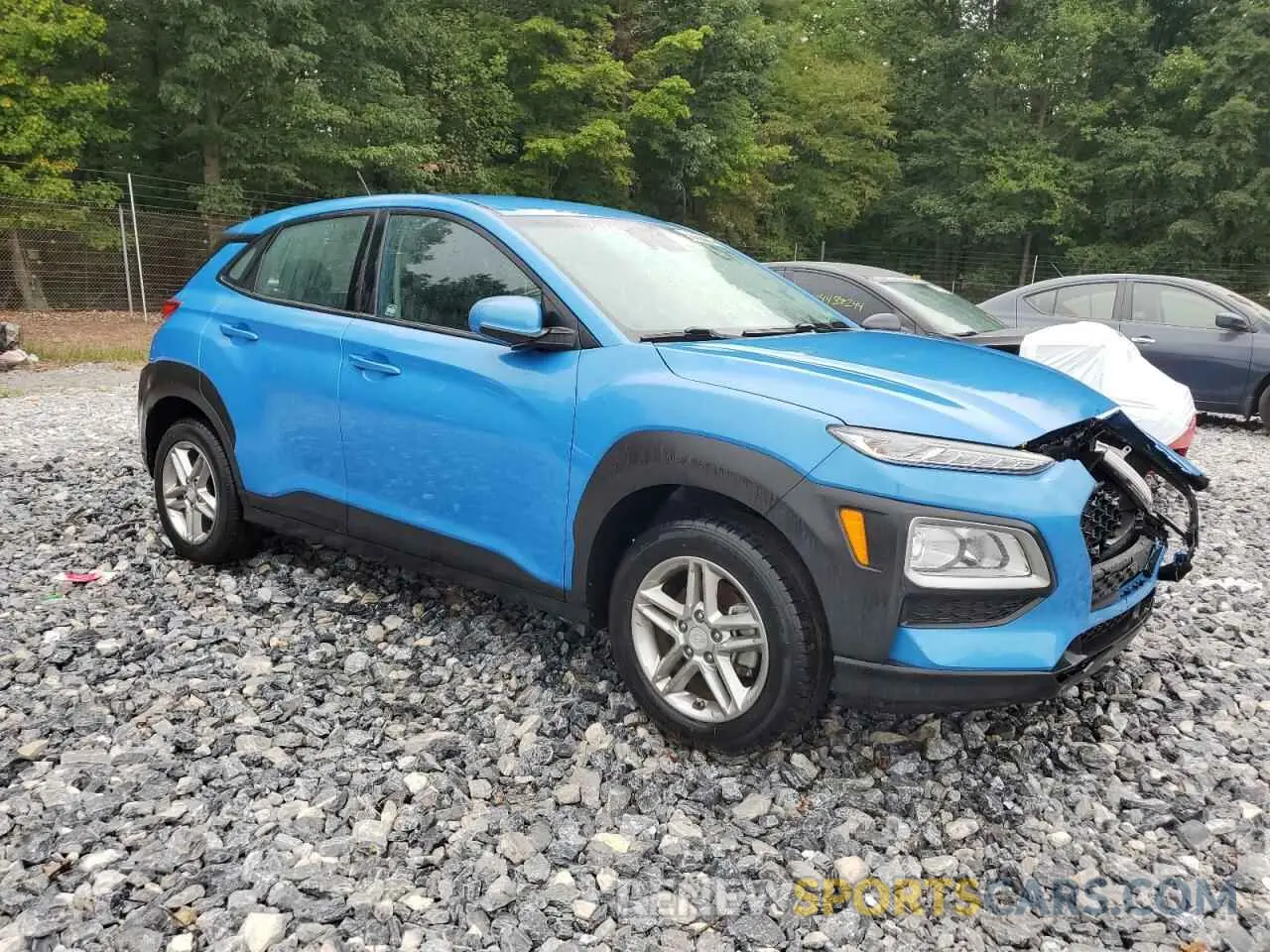 4 Photograph of a damaged car KM8K12AA2MU638754 HYUNDAI KONA 2021