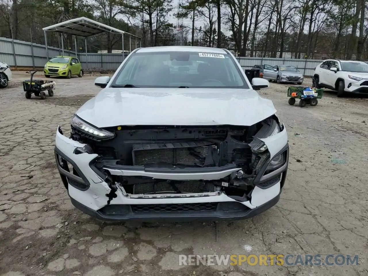 5 Photograph of a damaged car KM8K12AA2MU639225 HYUNDAI KONA 2021