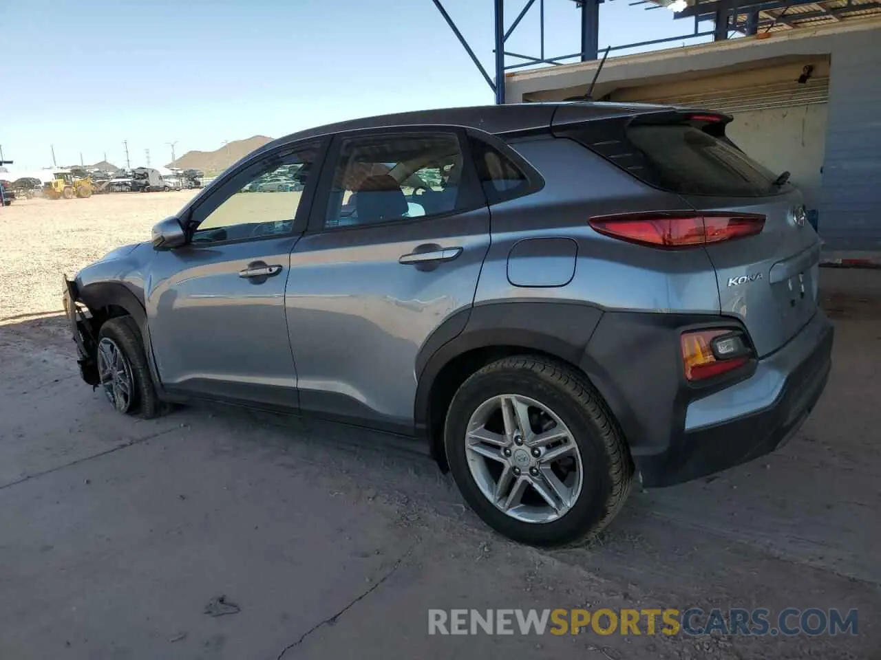 2 Photograph of a damaged car KM8K12AA2MU662181 HYUNDAI KONA 2021