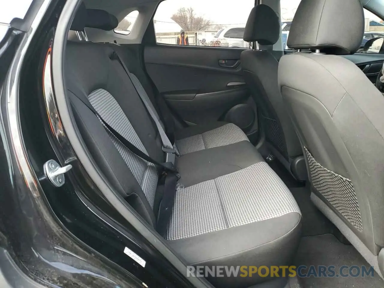 10 Photograph of a damaged car KM8K12AA3MU606797 HYUNDAI KONA 2021