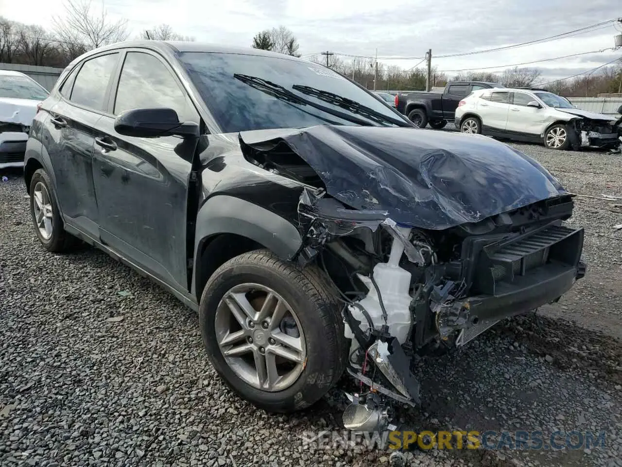 4 Photograph of a damaged car KM8K12AA3MU606797 HYUNDAI KONA 2021