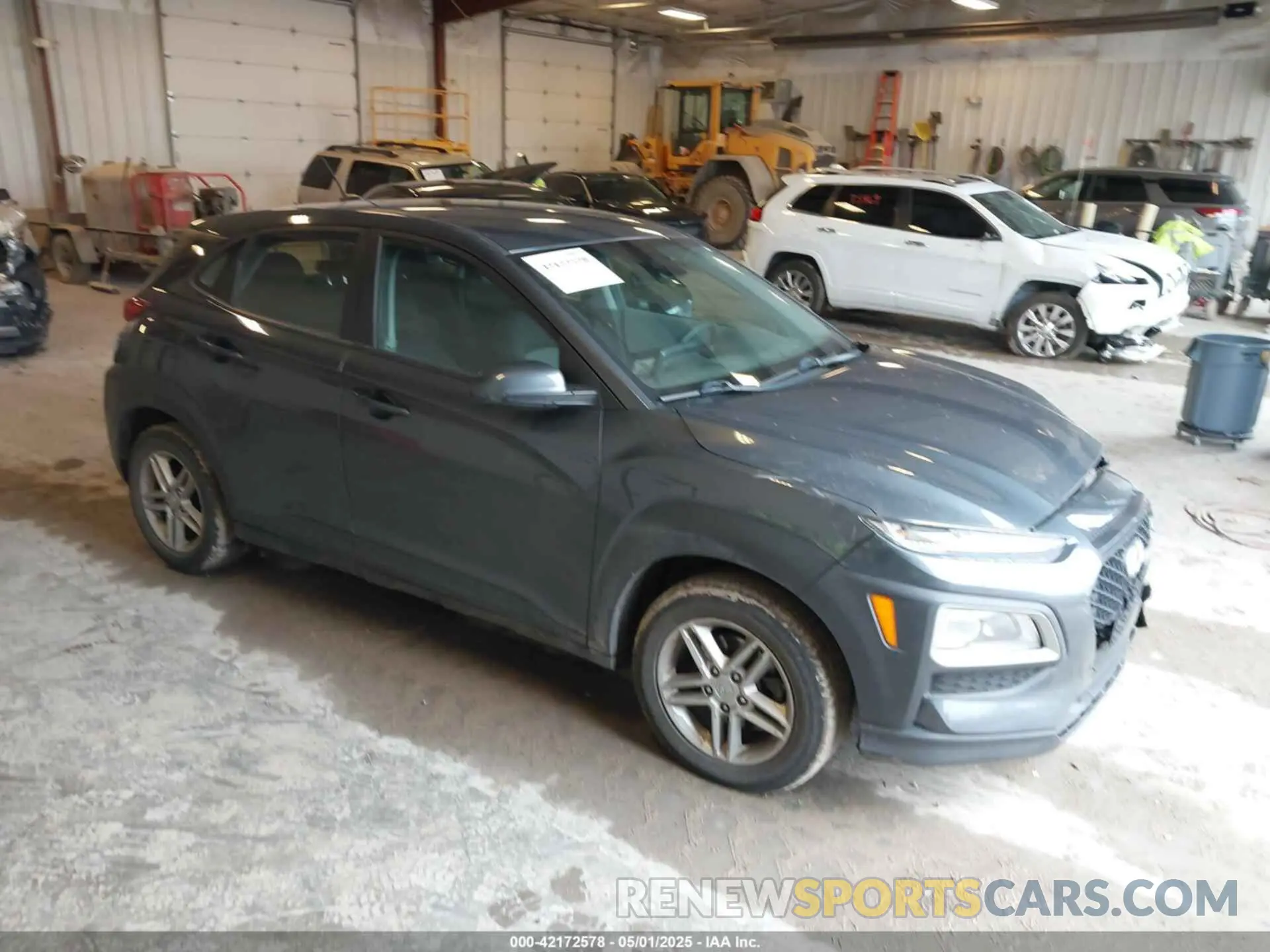 1 Photograph of a damaged car KM8K12AA3MU658723 HYUNDAI KONA 2021
