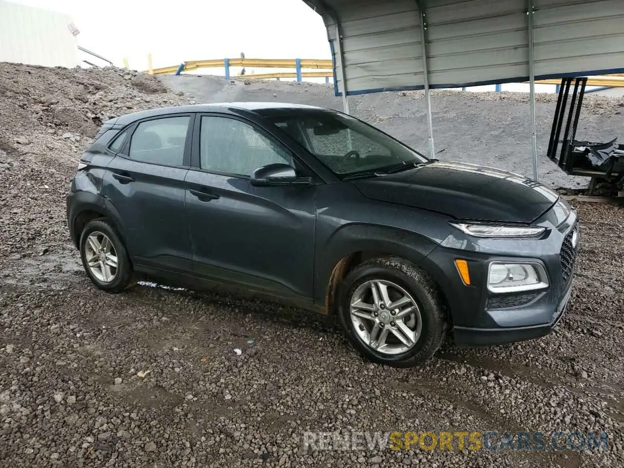 4 Photograph of a damaged car KM8K12AA3MU664098 HYUNDAI KONA 2021