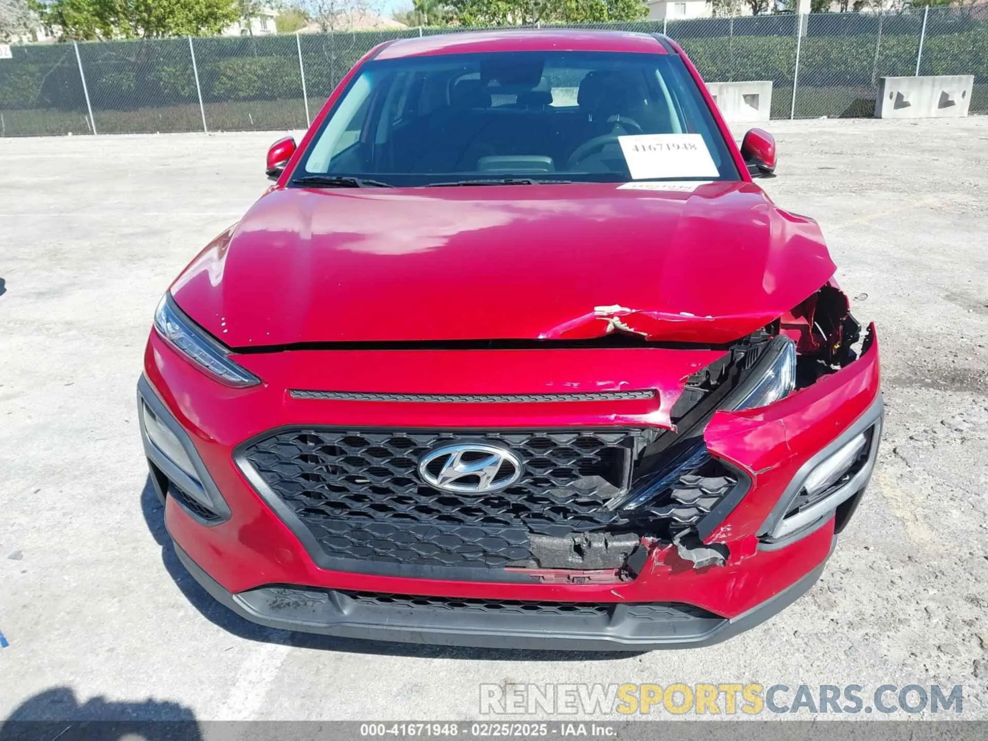 6 Photograph of a damaged car KM8K12AA3MU665865 HYUNDAI KONA 2021
