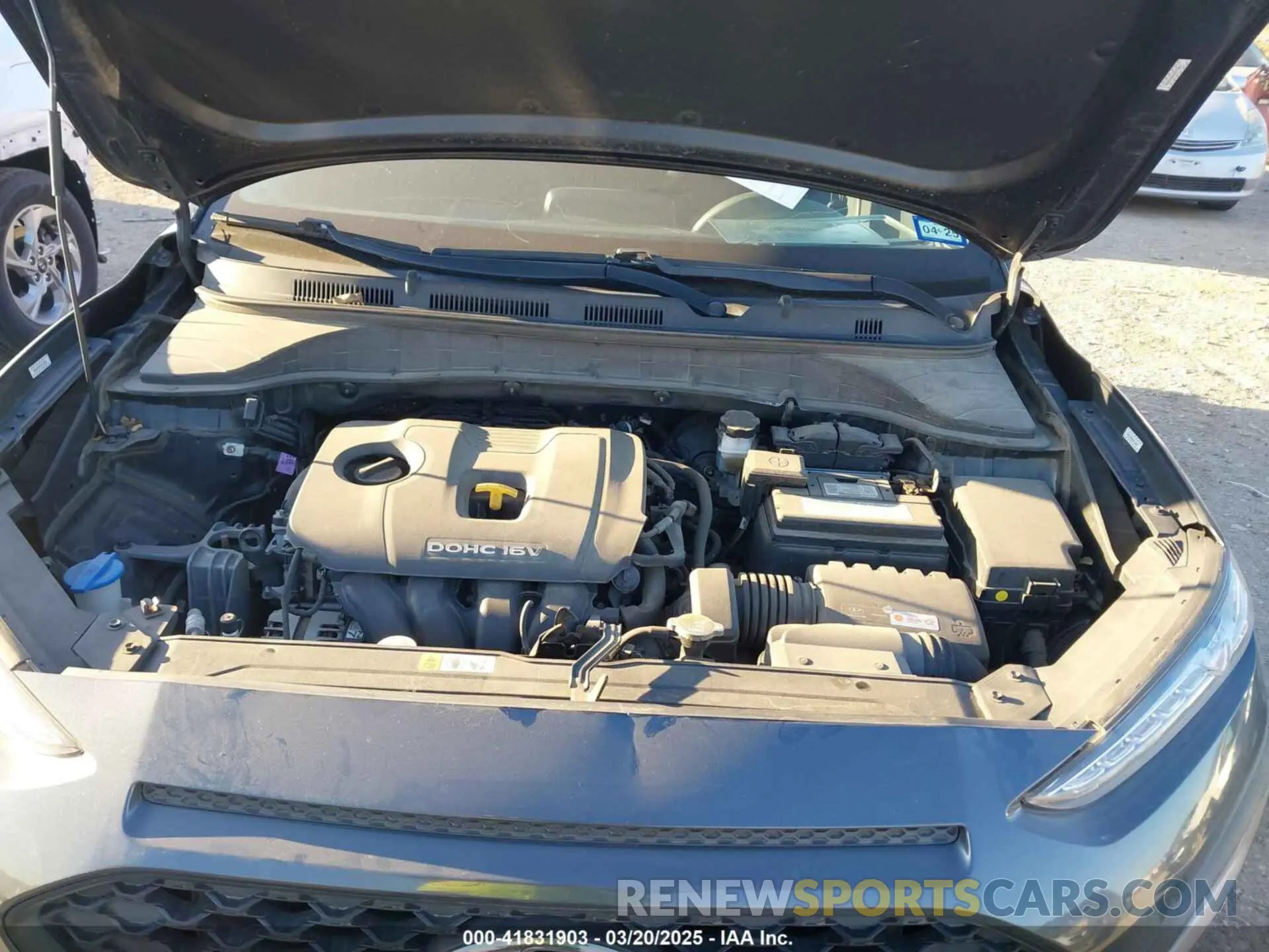 10 Photograph of a damaged car KM8K12AA4MU634950 HYUNDAI KONA 2021