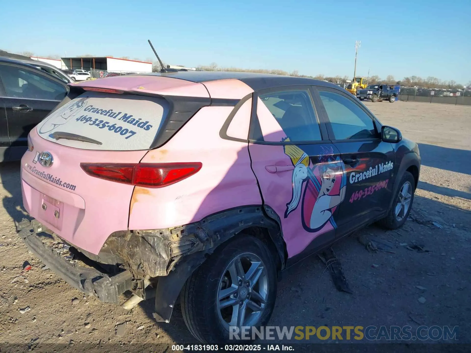 4 Photograph of a damaged car KM8K12AA4MU634950 HYUNDAI KONA 2021