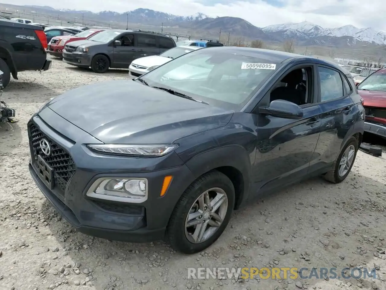1 Photograph of a damaged car KM8K12AA5MU611760 HYUNDAI KONA 2021