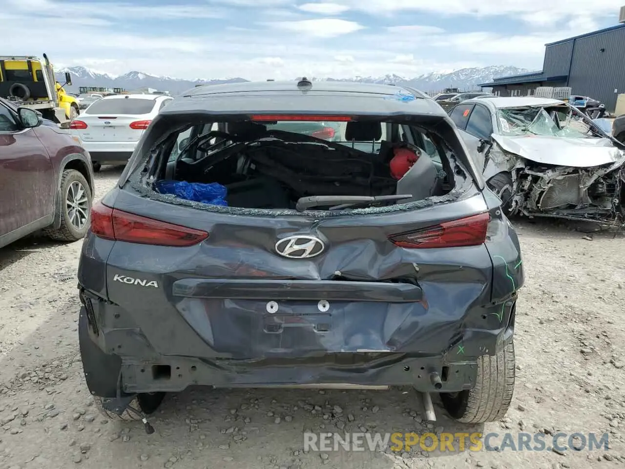6 Photograph of a damaged car KM8K12AA5MU611760 HYUNDAI KONA 2021