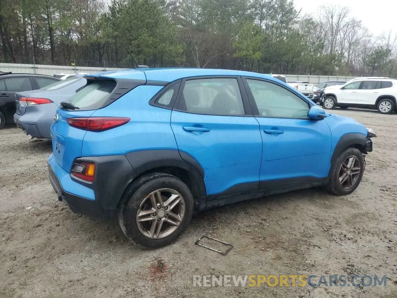 3 Photograph of a damaged car KM8K12AA5MU613332 HYUNDAI KONA 2021