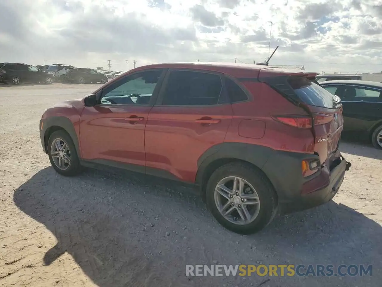 2 Photograph of a damaged car KM8K12AA5MU641177 HYUNDAI KONA 2021