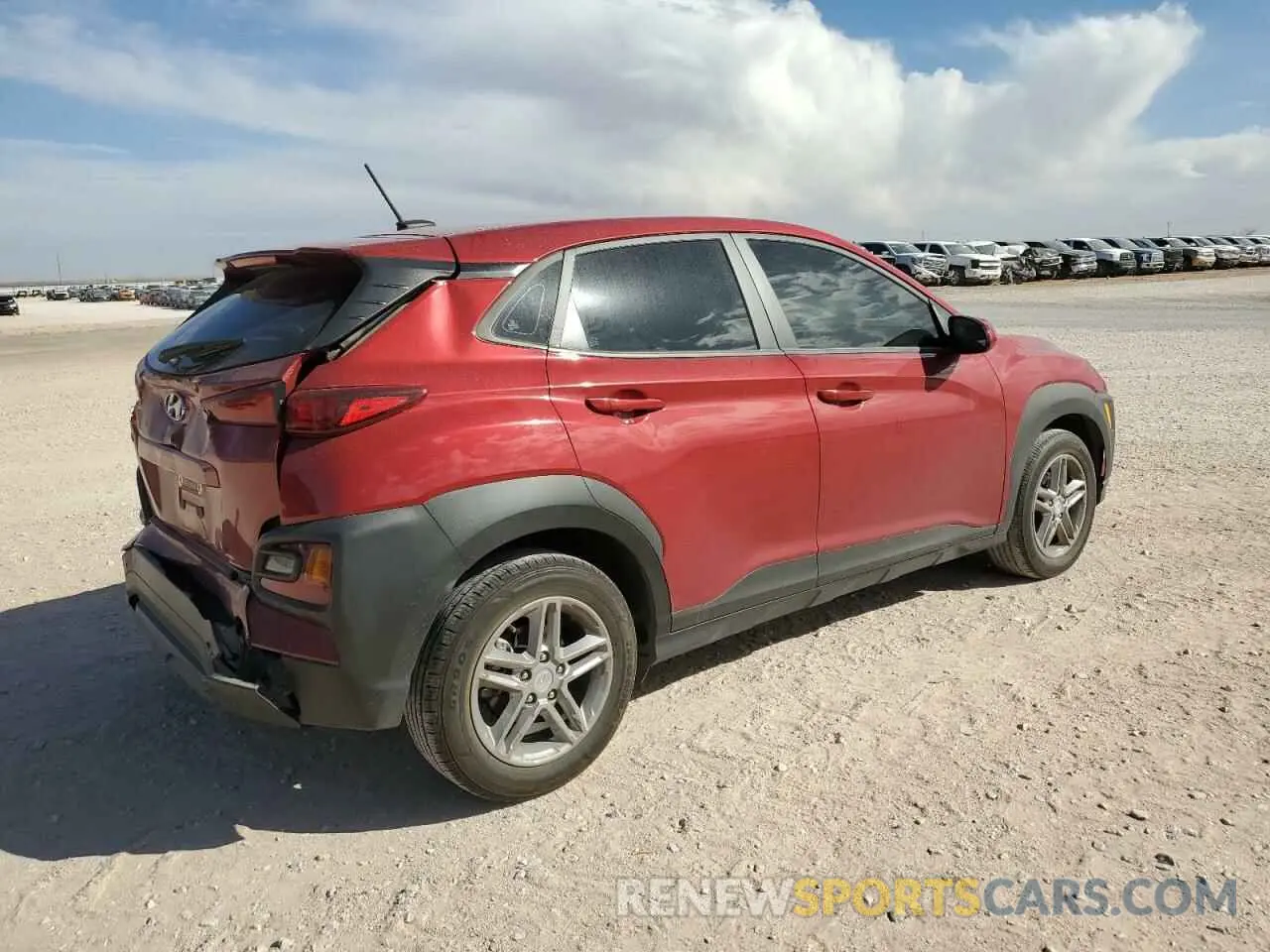 3 Photograph of a damaged car KM8K12AA5MU641177 HYUNDAI KONA 2021