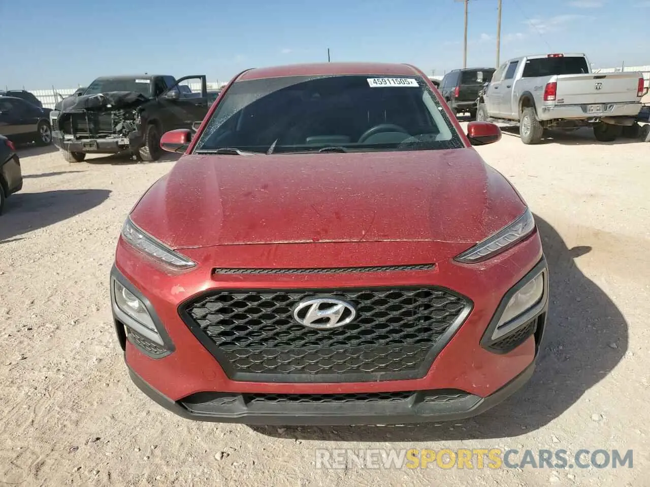 5 Photograph of a damaged car KM8K12AA5MU641177 HYUNDAI KONA 2021