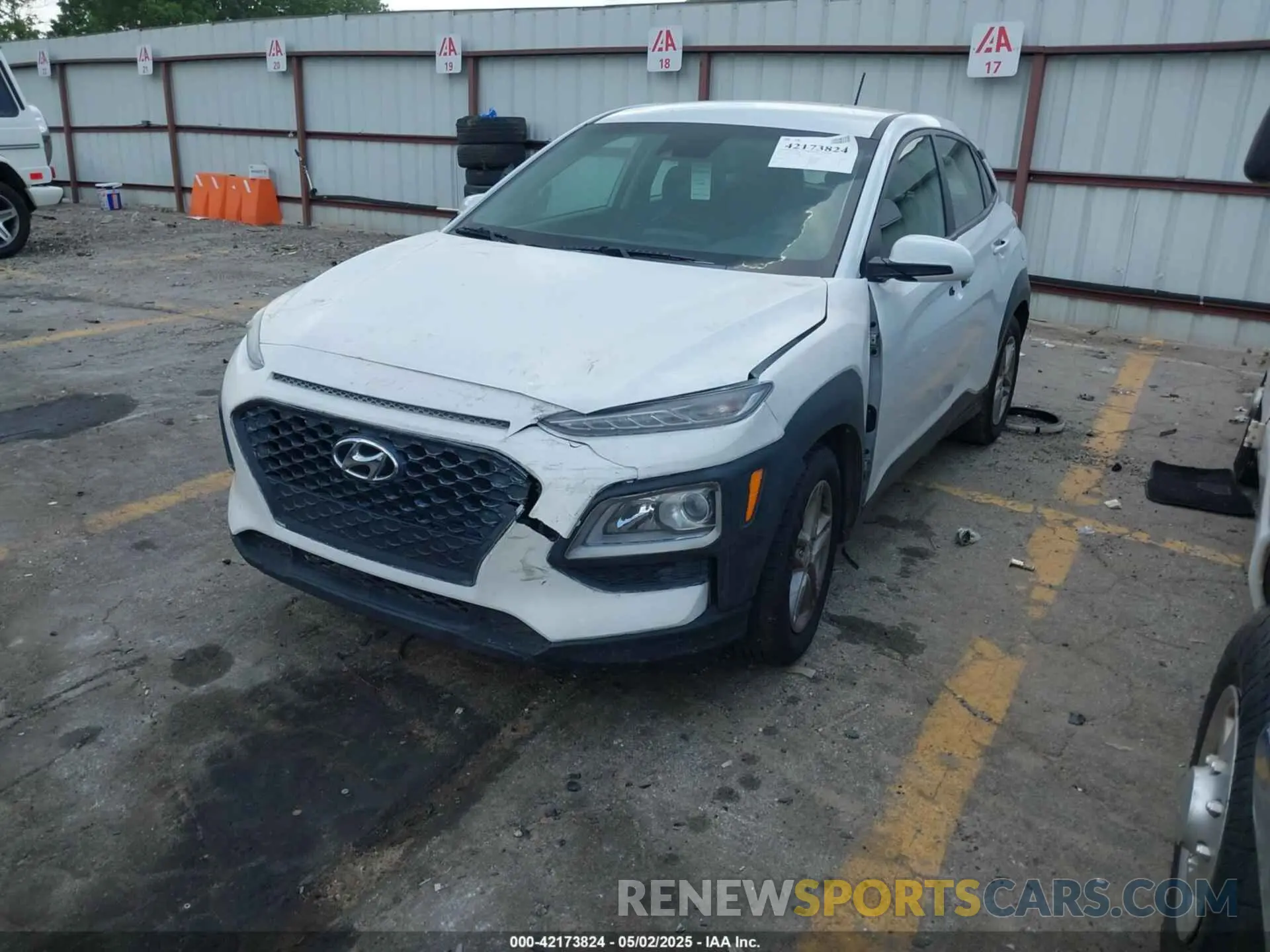 2 Photograph of a damaged car KM8K12AA5MU642460 HYUNDAI KONA 2021