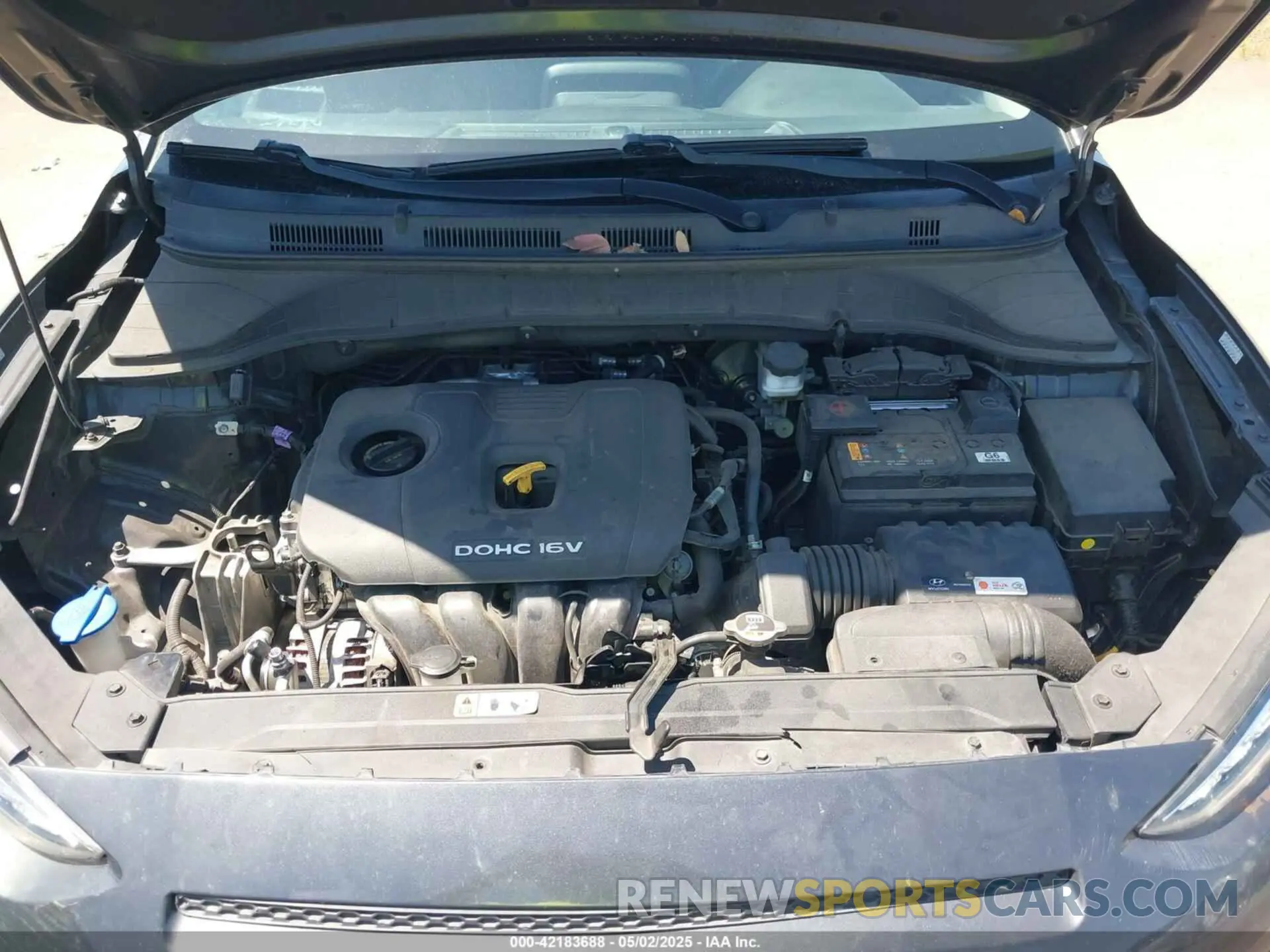 10 Photograph of a damaged car KM8K12AA5MU660361 HYUNDAI KONA 2021