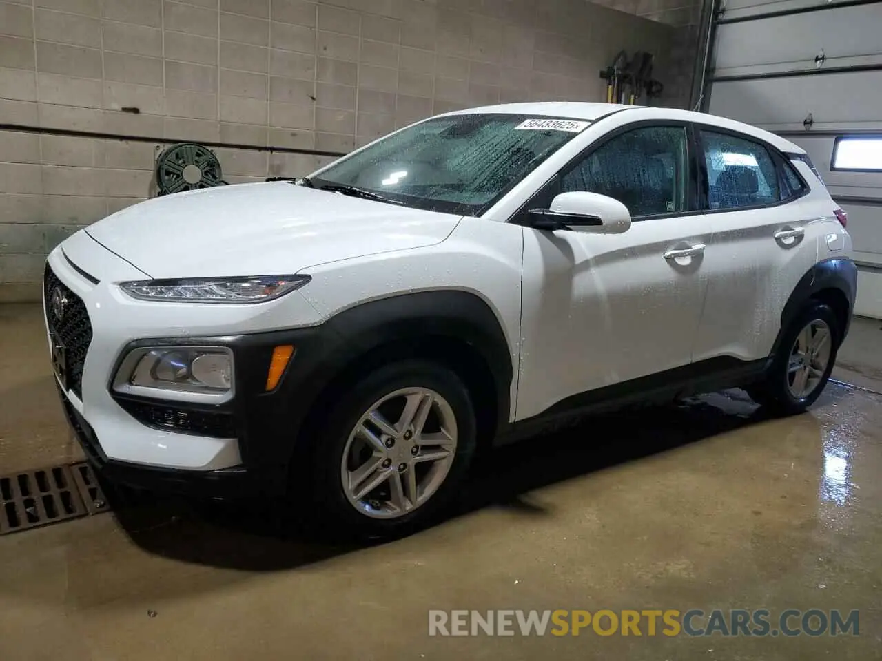 1 Photograph of a damaged car KM8K12AA5MU691612 HYUNDAI KONA 2021