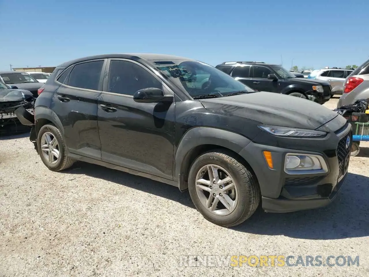 4 Photograph of a damaged car KM8K12AA6MU647750 HYUNDAI KONA 2021
