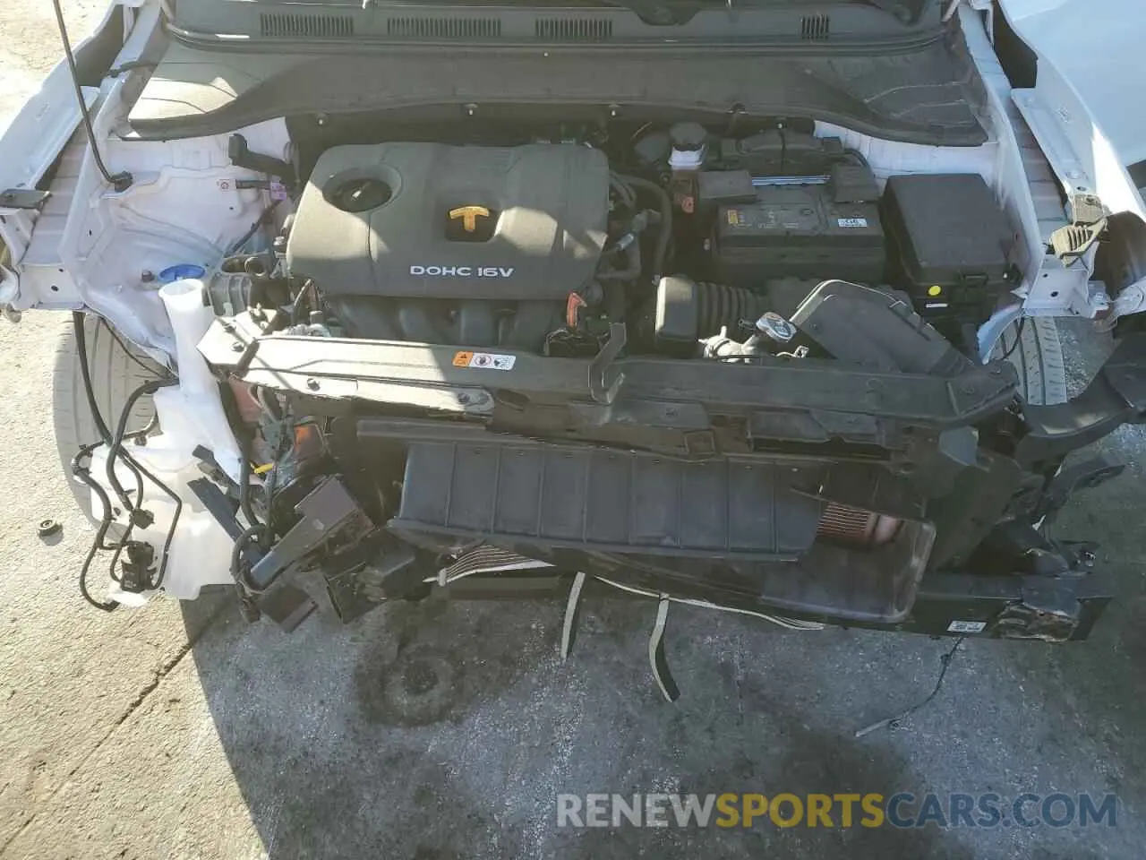 14 Photograph of a damaged car KM8K12AA6MU655234 HYUNDAI KONA 2021