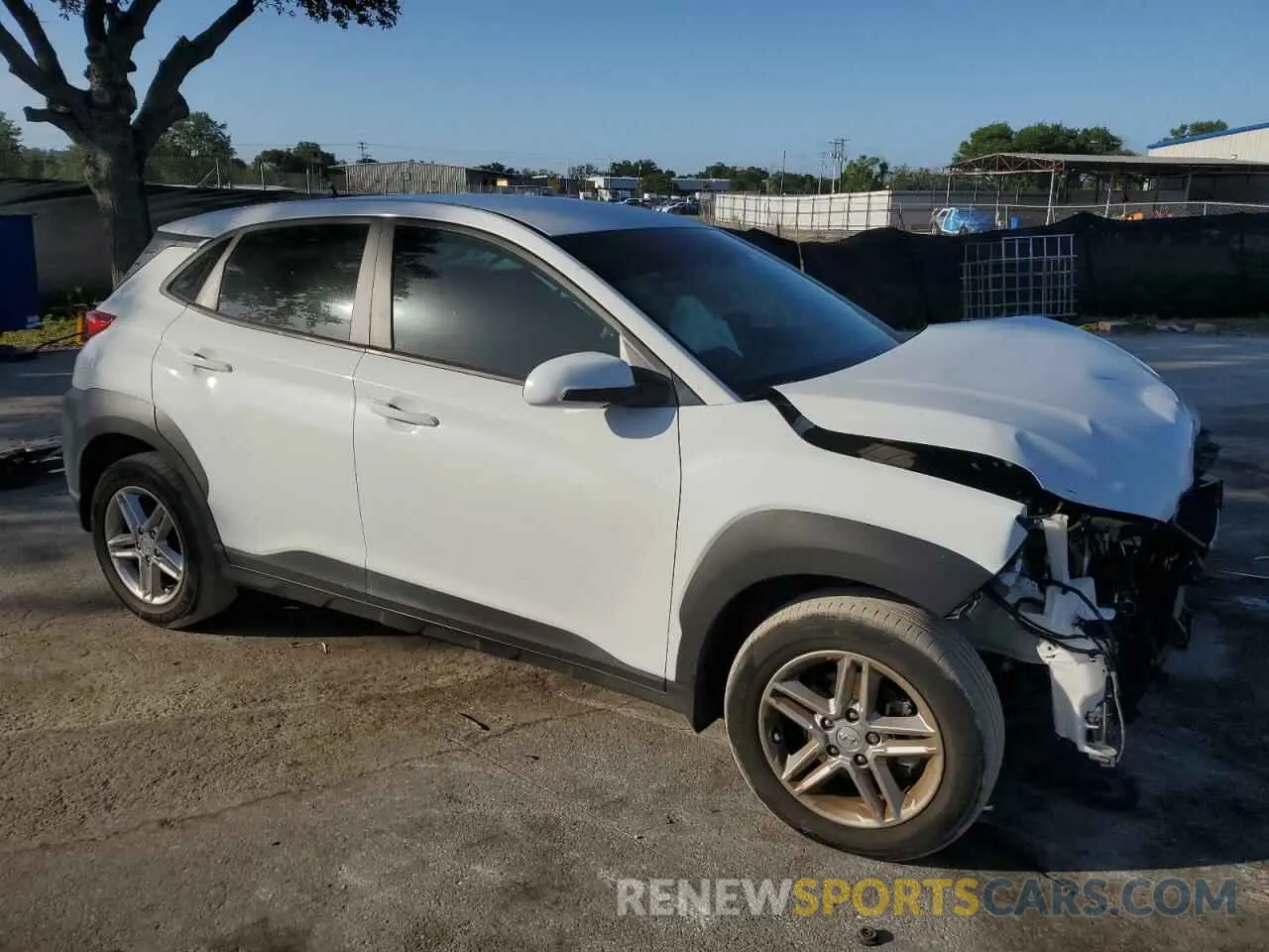 4 Photograph of a damaged car KM8K12AA6MU655234 HYUNDAI KONA 2021