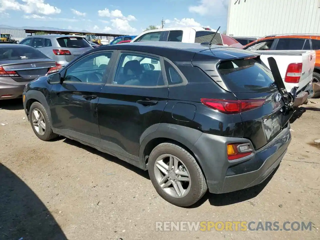 2 Photograph of a damaged car KM8K12AA6MU722270 HYUNDAI KONA 2021