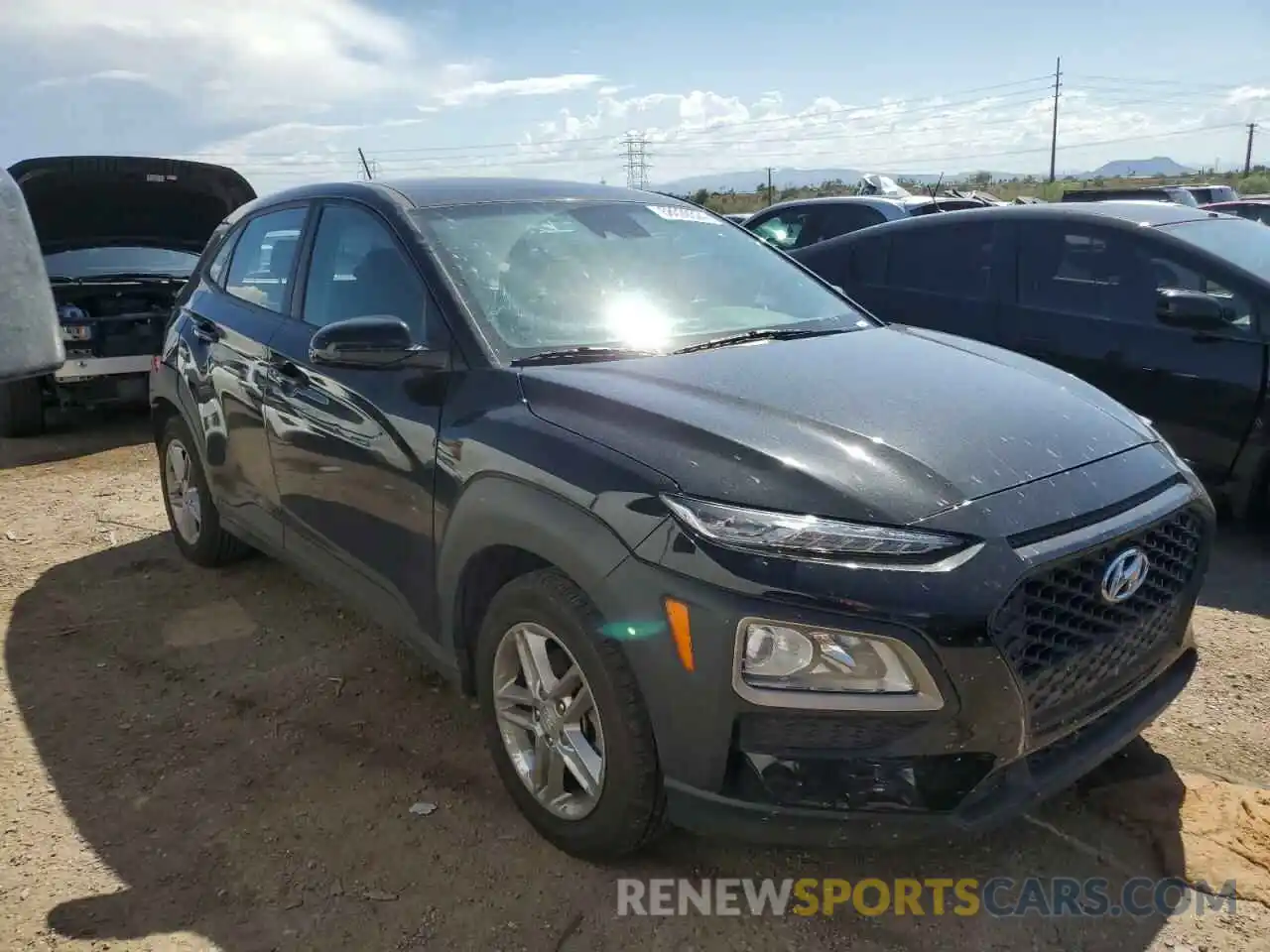 4 Photograph of a damaged car KM8K12AA6MU722270 HYUNDAI KONA 2021