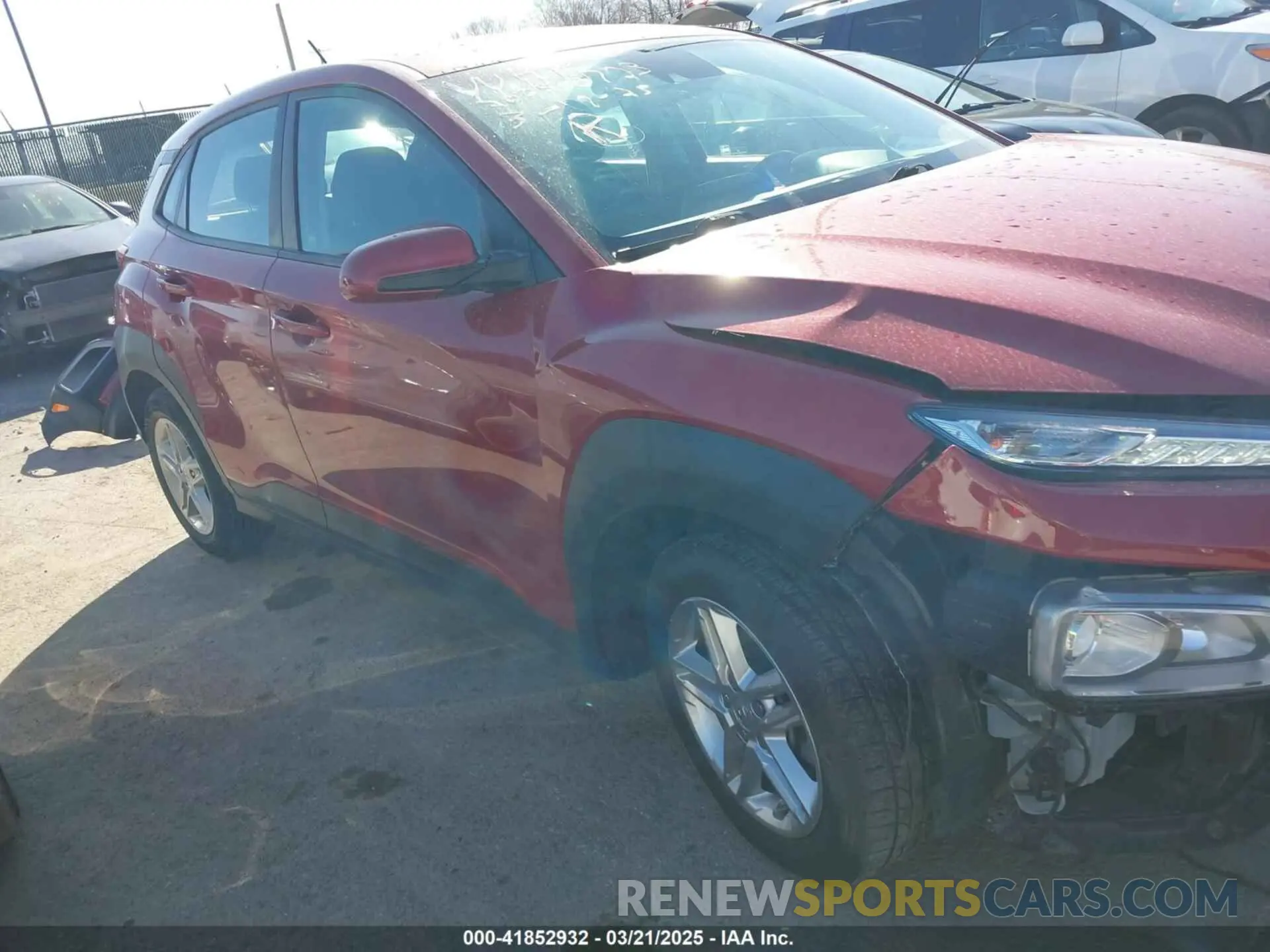 14 Photograph of a damaged car KM8K12AA7MU645814 HYUNDAI KONA 2021