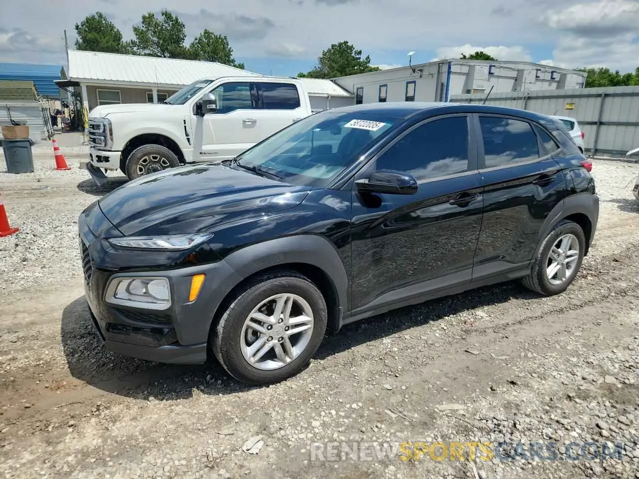 1 Photograph of a damaged car KM8K12AA7MU726084 HYUNDAI KONA 2021