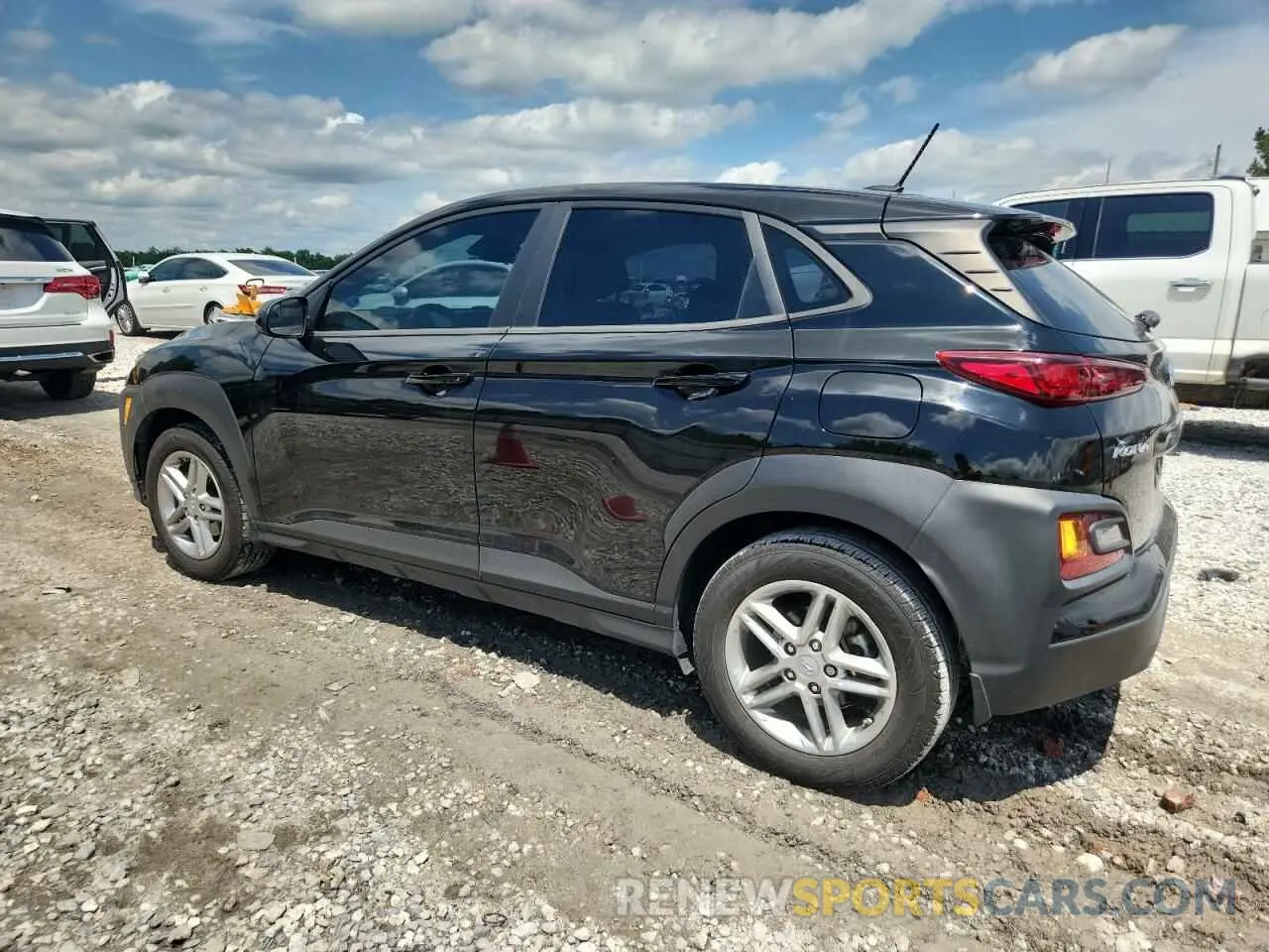2 Photograph of a damaged car KM8K12AA7MU726084 HYUNDAI KONA 2021