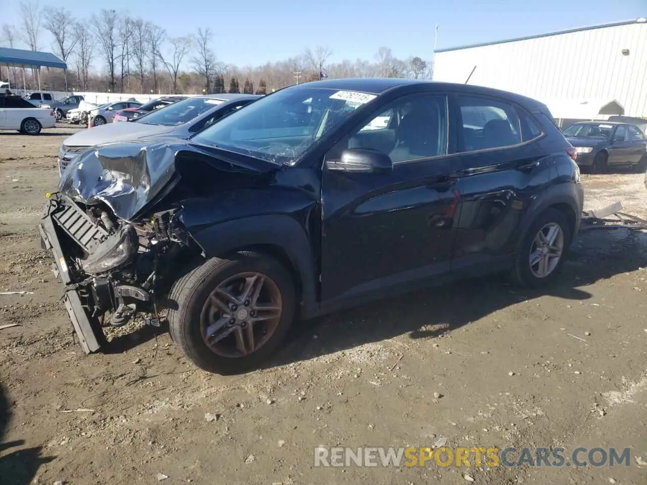 1 Photograph of a damaged car KM8K12AA8MU641013 HYUNDAI KONA 2021