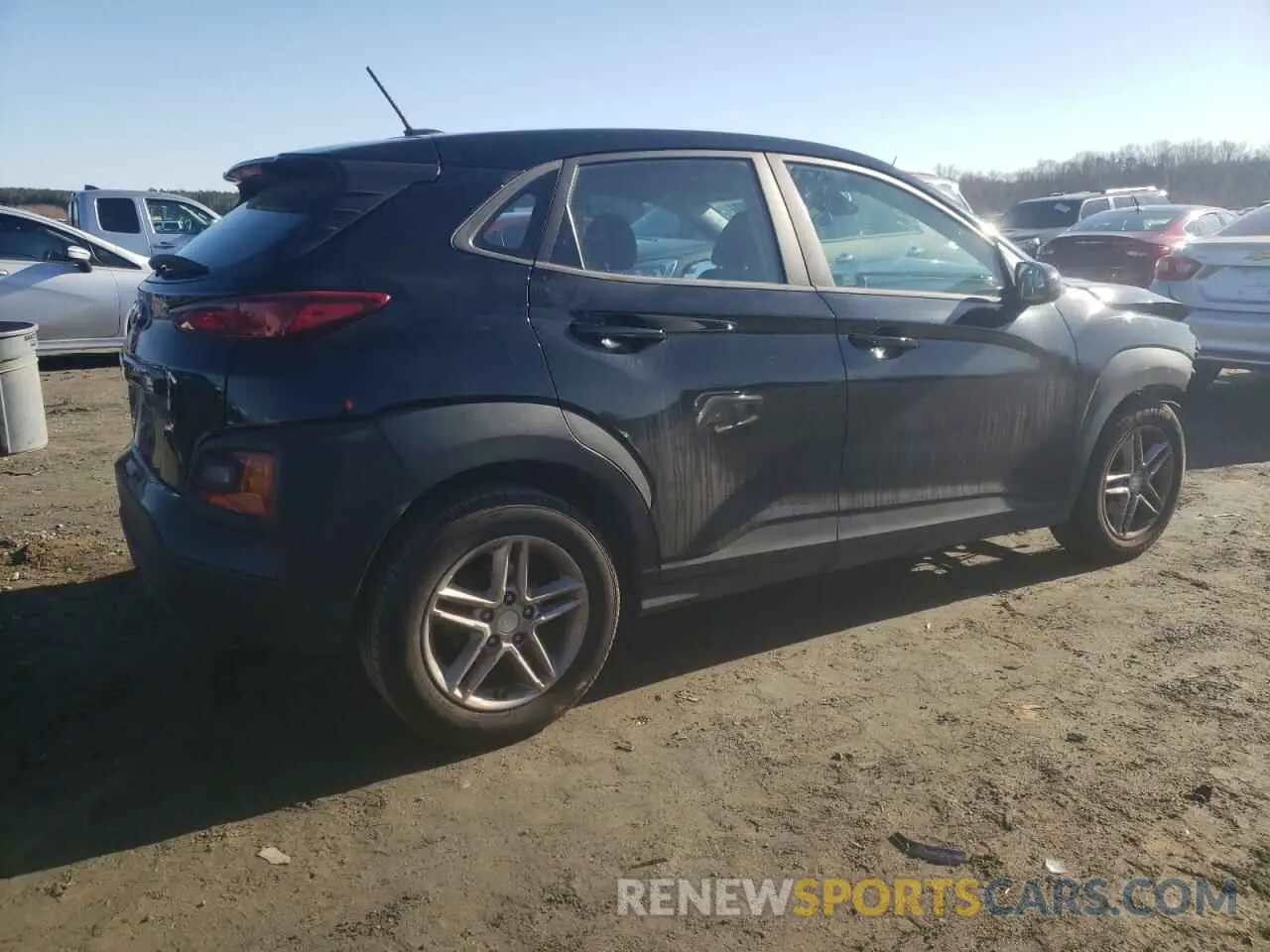 3 Photograph of a damaged car KM8K12AA8MU641013 HYUNDAI KONA 2021