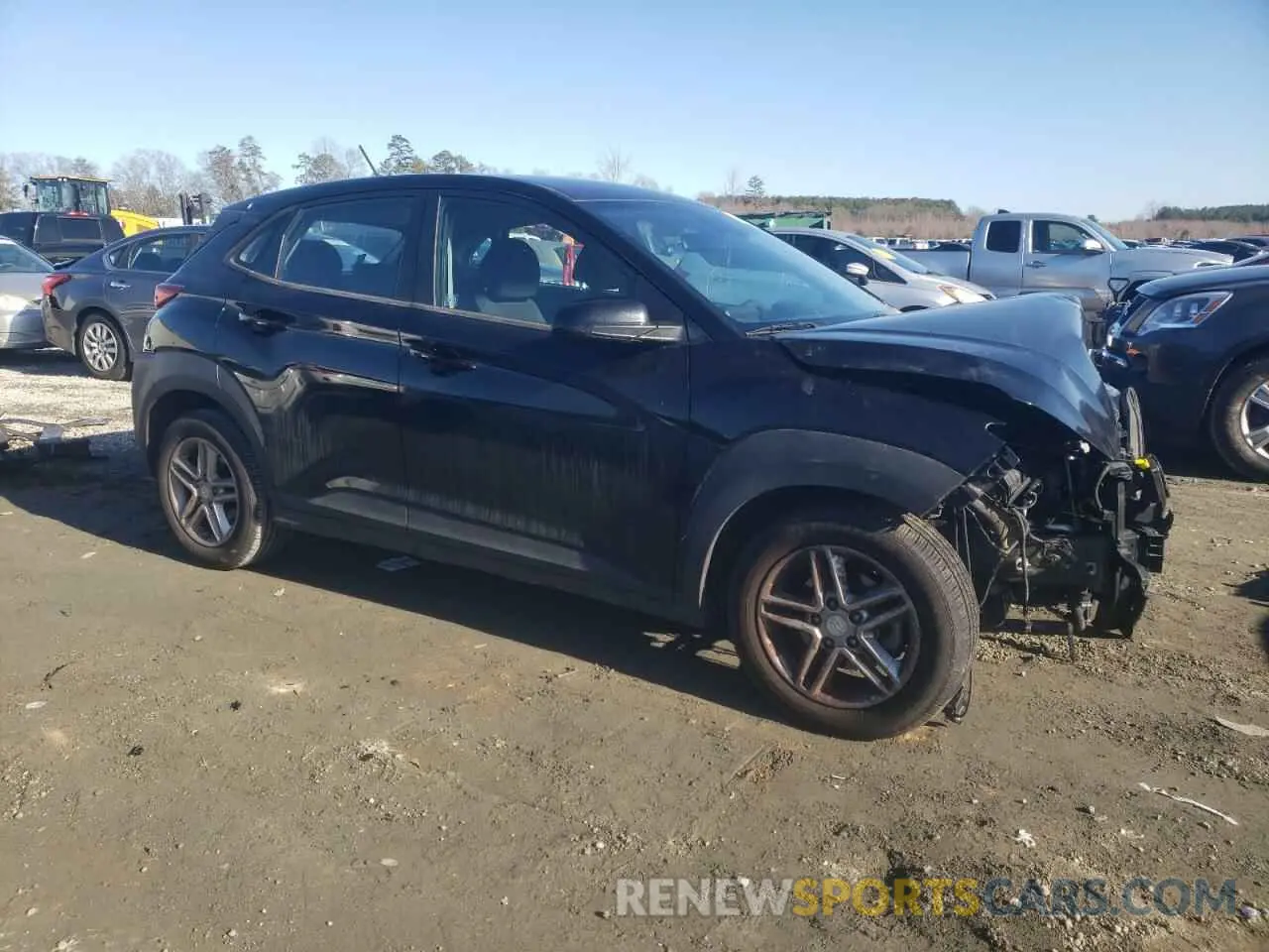 4 Photograph of a damaged car KM8K12AA8MU641013 HYUNDAI KONA 2021