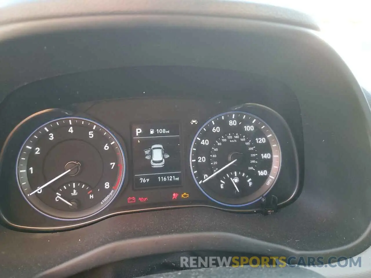 9 Photograph of a damaged car KM8K12AA8MU644252 HYUNDAI KONA 2021