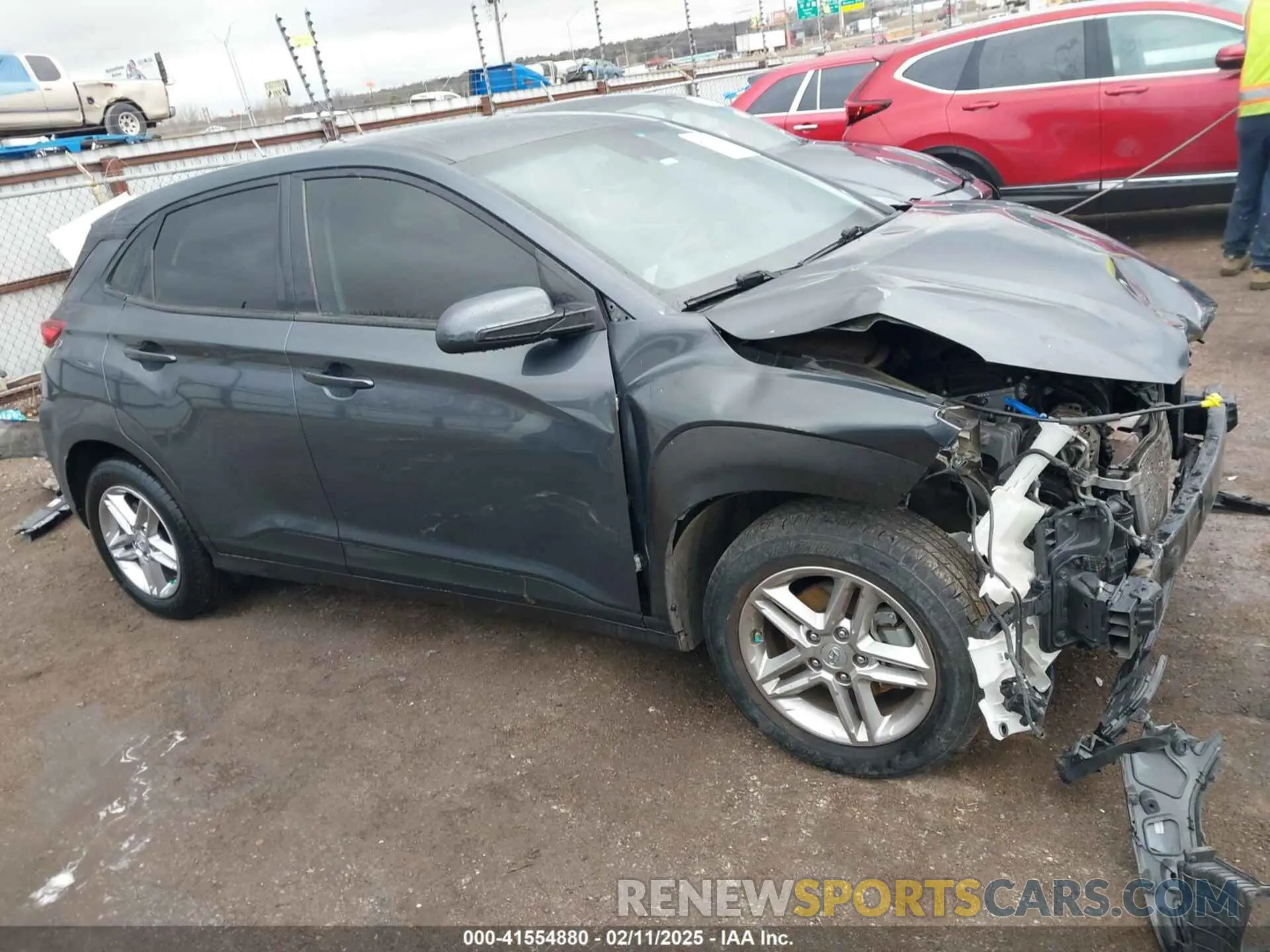 13 Photograph of a damaged car KM8K12AA8MU646065 HYUNDAI KONA 2021