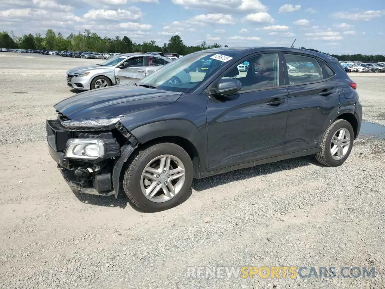 1 Photograph of a damaged car KM8K12AA9MU643143 HYUNDAI KONA 2021