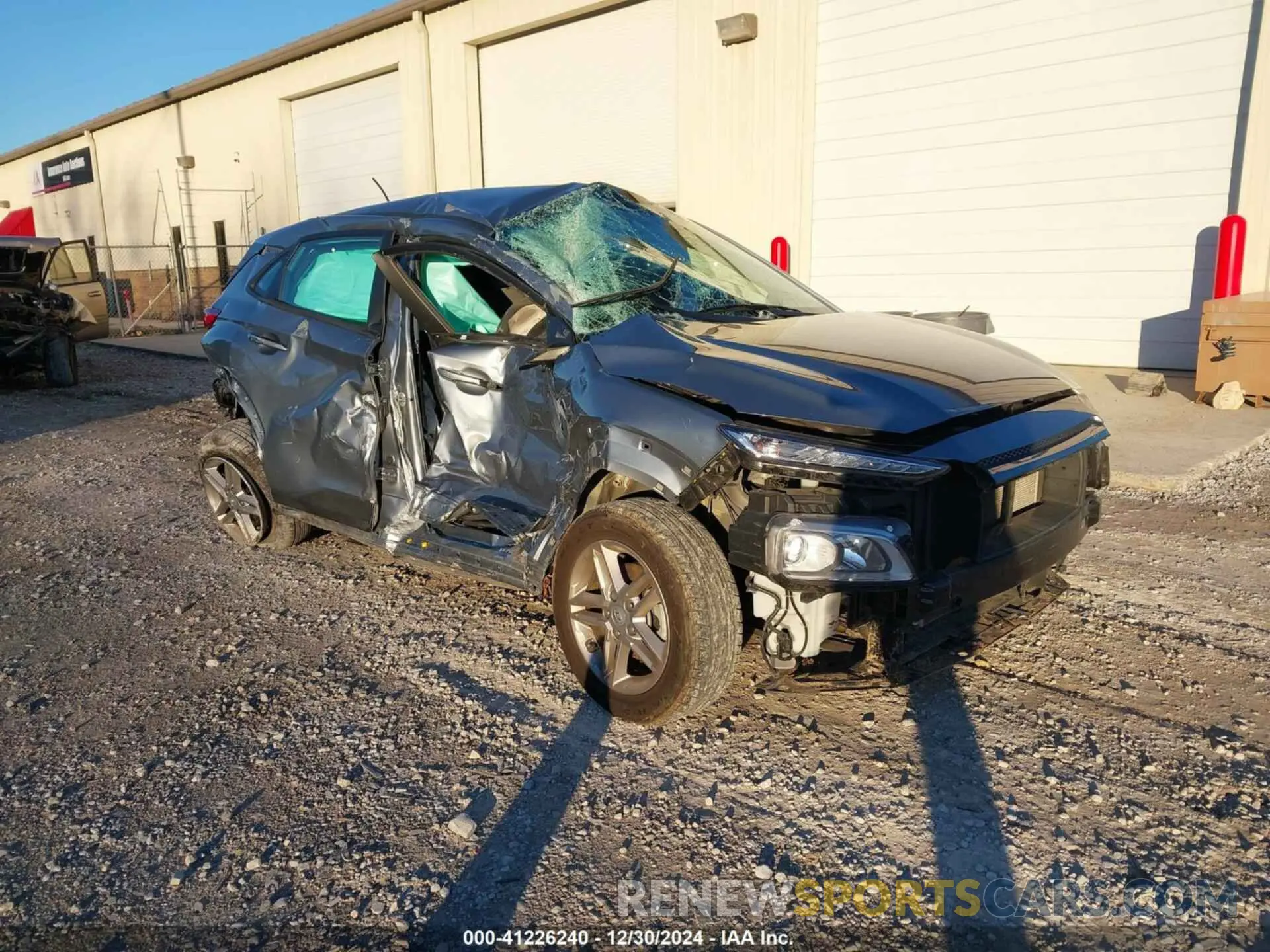 1 Photograph of a damaged car KM8K12AA9MU655308 HYUNDAI KONA 2021