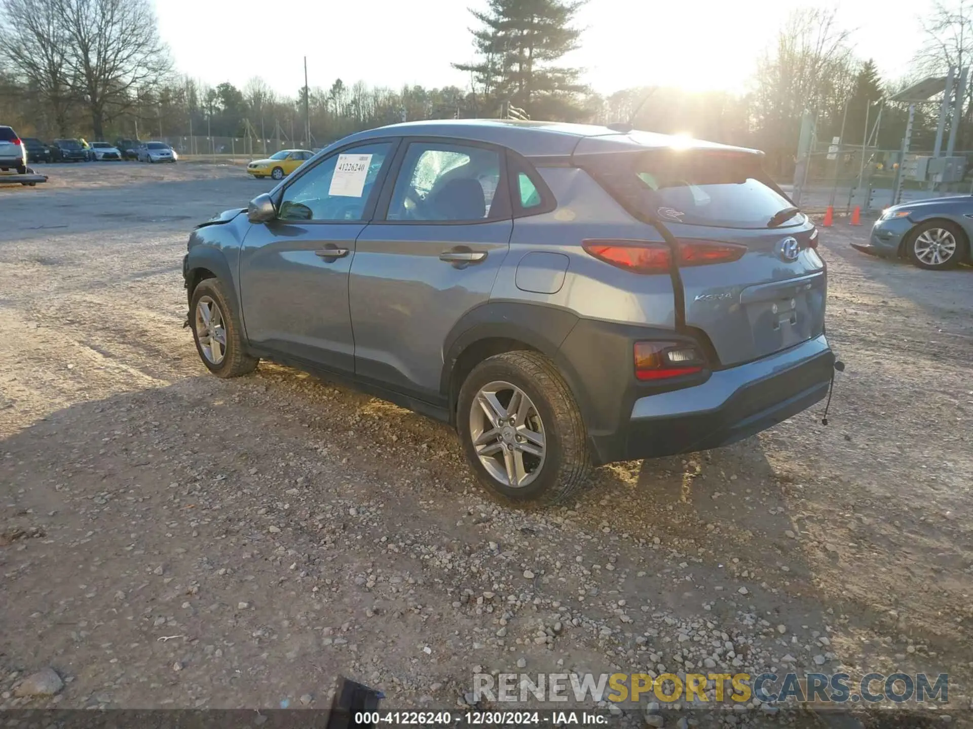 3 Photograph of a damaged car KM8K12AA9MU655308 HYUNDAI KONA 2021