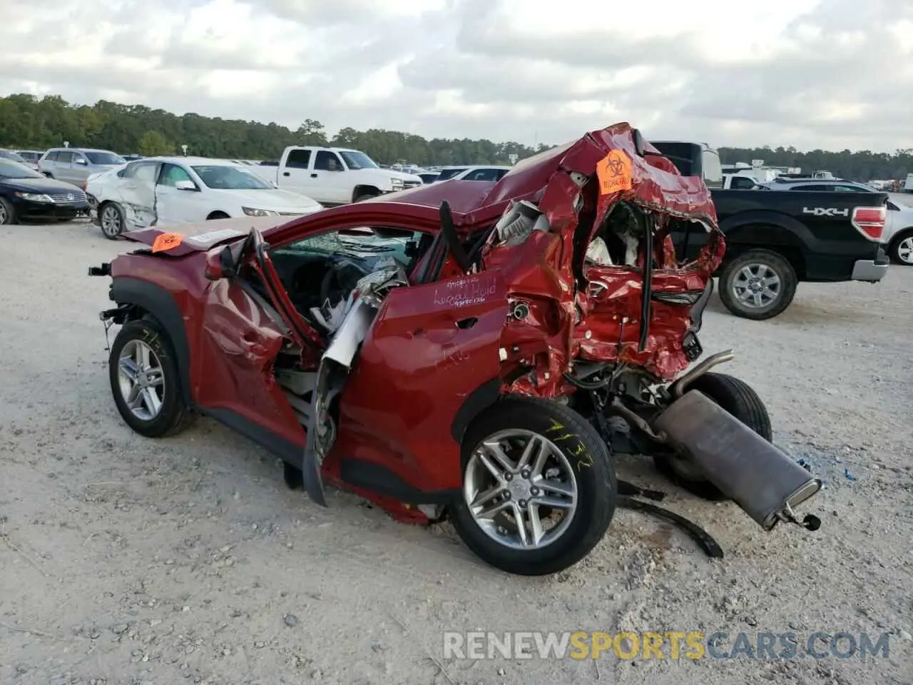 2 Photograph of a damaged car KM8K12AA9MU748121 HYUNDAI KONA 2021